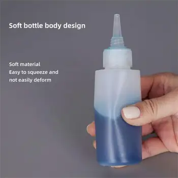 Műanyag Squeeze cseppentő palackok tinta ragasztó Üres tartály Szervező palack Osztott palack Átlátszó tartály Összenyomható utazás