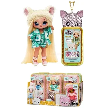 Eredeti Nanana meglepetésbabák Ari Prizma Cali Grizzly Maxwell dán divatbaba kiegészítőkkel Lány öltözködési játékok Gyerek ajándék