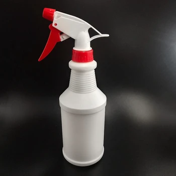 Üres újratölthető spriccelt palackok szivárgásmentes vízpermet palack oldathoz, állítható fúvókával