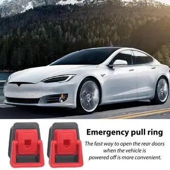 Ajtózár kinyitása Mechanikus kapcsoló Vészlehúzó Hátsó ajtókapcsoló 1 pár mechanikus kapcsolófogantyú Tesla Model Y-hoz