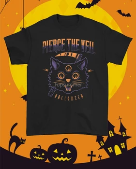 Pierce The Veil boldog Halloween fekete póló rövid ujjú S to 345Xl Jj2835