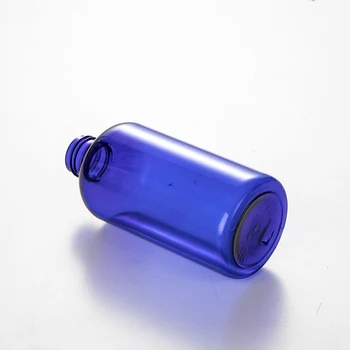 20db 220ml üres samponos lotion pumpás palack fehér átlátszó kék barna műanyag palackok adagolóval Mosó kozmetikai tartály