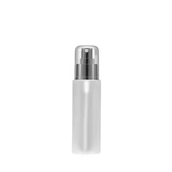  Újratölthető palack üres fekete szivattyú fedőköd spray porlasztóval 100ML 200ML 20Pcs hordozható kozmetikai csomagolás műanyag palackok
