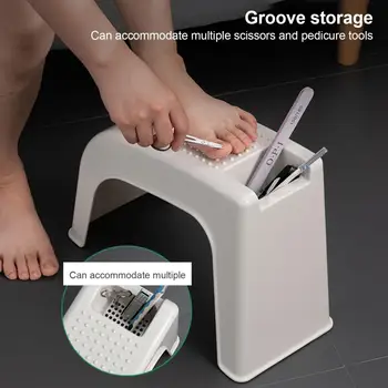 Zuhany lábszék kreatív lábtámasz sima szélű zuhany lábtámasz állvány csúszásmentes otthoni zuhany lábtámasz a fürdőszobában
