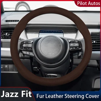 Honda Jazz FIT autókormány-borításhoz Nincs szag Super Thin Fur Leather Fit 1.5L CVT 2018 2020 2021 2022