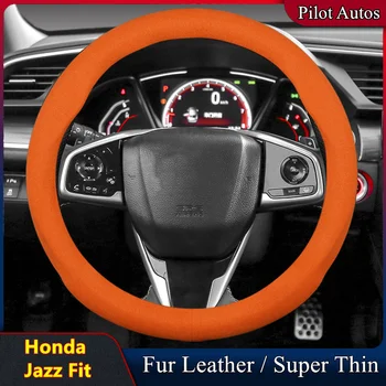 Honda Jazz FIT autókormány-borításhoz Nincs szag Super Thin Fur Leather Fit 1.5L CVT 2018 2020 2021 2022