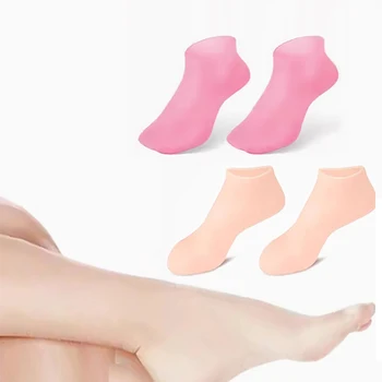 High rugalmas szilikon hidratáló kesztyű lábfürdő zokni vízálló száraz, repedezett kéz-/lábápoló hámlasztó maszk készletek