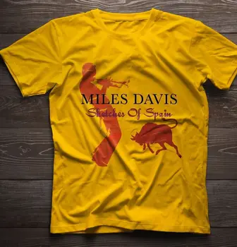 Miles Davis - Vázlatok Spanyolország ing férfi sárga Unisex S-2345XL UT924