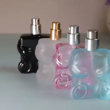 Hordozható minta injekciós üveg köd folyékony adagoló folyékony permetező parfüm sajtó palack parfüm spray palack kozmetikai tartály