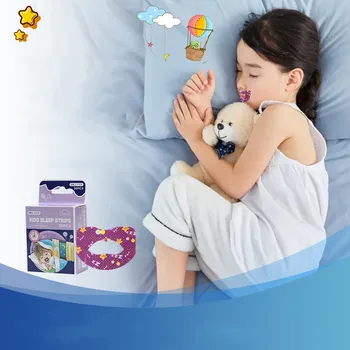 Horkolásgátló matricák Patch szájszalag Alvó csíkok Hagyja abba a horkolást Gyermekek felnőtt éjszakai alvás Ajak-orr légzésjavító eszköz