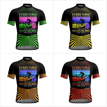 2023 Új Pro Team kerékpáros mez Nyári lélegző kerékpár ruhák Kerékpár ruházat Alkalmi férfi sportingek