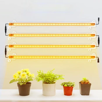 Napfény teljes spektrumú LED termesztő fény Üvegházi fitolamp növények Lámpa palánta számára Virág Beltéri termesztés Növekedési lámpák s1