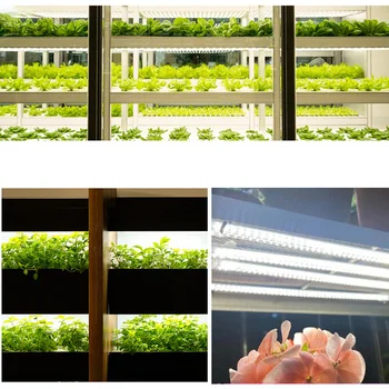 Napfény teljes spektrumú LED termesztő fény Üvegházi fitolamp növények Lámpa palánta számára Virág Beltéri termesztés Növekedési lámpák s1