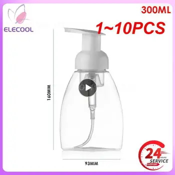 1 ~ 10DB Liplasting 300ml üres facsart habzó szivattyú szappanhab palack kozmetikai tartályok adagoló üvegek PET smink utazás