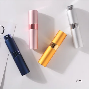 5 / 8ml üveg újratölthető parfümös palack spray illatszivattyúval hordozható utazási üres kozmetikai tartályok Mini spray porlasztó palack