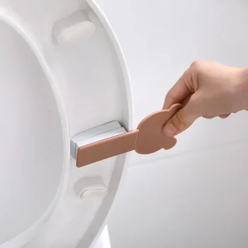 Aranyos rajzfilm Kreatív WC-fedél emelőfogantyú műanyag Kényelmes WC-fedél a felnőttek kényelméért Kreatív fürdőszoba WC