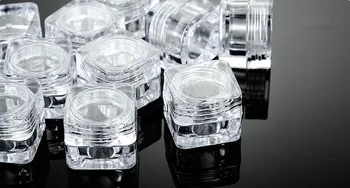 50DB 5G kozmetikai üres üveg edény szemhéjpúder smink arckrém tartály palack akril krémekhez bőrápolási termékek smink eszköz