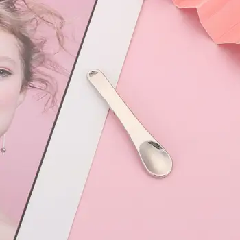 3 szín Kozmetikai kanál Mini kozmetikai spatula gombóc kozmetikai arckrém kanál nőknek Lányok sminkkeverés