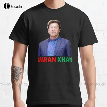 Imran Khan - pakisztáni miniszterelnök Klasszikus póló Cool P Ing Férfiaknak Egyéni Aldult Tini Uniszex Digitális Nyomtató Póló