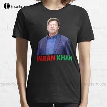 Imran Khan - pakisztáni miniszterelnök Klasszikus póló Cool P Ing Férfiaknak Egyéni Aldult Tini Uniszex Digitális Nyomtató Póló