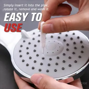 Fürdőkád zuhanyfej tisztító kefe mosás eltömődésgátló kis kefe pórusrés tisztító kefe konyhai WC-telefon lyukhoz