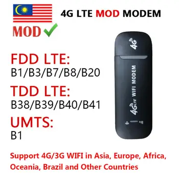 1 ~ 5PCS LTE vezeték nélküli USB dongle mobil szélessávú 150Mbps modem stick Sim kártya vezeték nélküli router USB 150Mbps modem stick
