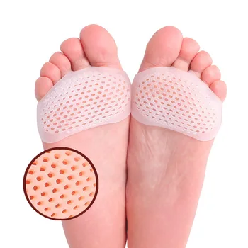 2db szilikon lábujj szeparátor fájdalomcsillapító lábpárnák ortopédiai lábbetétek elülső láb zokni masszázs párna lábápoló eszköz