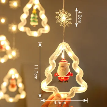 3M karácsonyfa hópelyhek függönyfény kültéri ablak függöny tündér füzér fények 8 mód a ramadán karácsonyi esküvői dekorációhoz