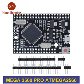 MEGA 2560 PRO beágyazza a CH340G/ATMEGA2560-16AU chipet apa pinheaderekkel Kompatibilis az Arduino Mega2560 DIY