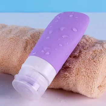 Újrafelhasználható 1 készlet tartós utazási lotion kozmetikai adagoló palack Hordozható samponadagoló szivárgásmentes szállodai kellékek