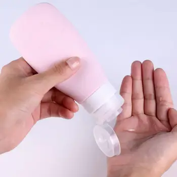  Újrafelhasználható 1 készlet tartós utazási lotion kozmetikai adagoló palack Hordozható samponadagoló szivárgásmentes szállodai kellékek