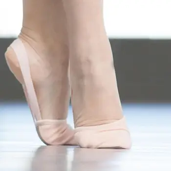 Fél talp tánccipő Forgó cipő Esztergályos tánccipők Csúszásgátló balettcipők Tánccipők Tánccipők Balett tánccipők nőknek Lányoknak