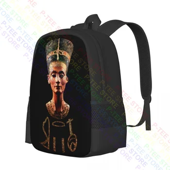 Nefertiti Egyiptom Múmia SethBackpack nagy kapacitású hátizsák bevásárlótáska
