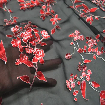 Kiégett selyem 12mm ruha puha szövet Fréd Virágmintás DIY varróing Esküvői anyag Szövet