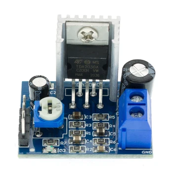 TDA2030 modul tápegység TDA2030 audioerősítő kártya modul TDA2030A 6-12V szimpla