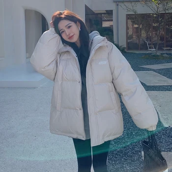 Beardon téli női kabát Parkas pamutpehely párnázott kabát Népszerű puha vastag szabadidőállvány galléros felsőruházat