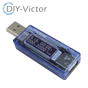 USB digitális LCD kijelző töltő Orvosi áramérzékelő teszt Áram tesztelő akkumulátor voltmérő ampermérő