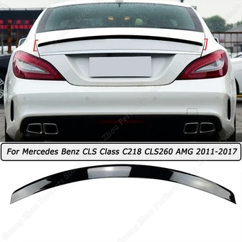 Mercedes Benz CLS Class C218 CLS260 300 AMG 2011-2016 2017 hátsó spoiler szárny törzs szájfény fekete ABS kiegészítők spoilerek