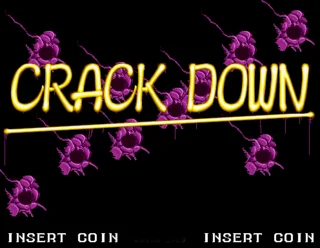 Crack Down 16bit MD játékkártya Sega Mega Drive for Genesis rendszerhez