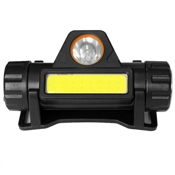 LED fényszóró USB újratölthető fényszóró zseblámpa teljesítményjelzővel Mágneses farok vízálló motorkerékpár horgászlámpa