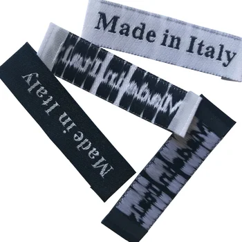 Olaszország ruházati címkék Olaszországban kézzel készített címke Szőtt címke Egyedi varrócímkék kézi munkához Kiegészítők