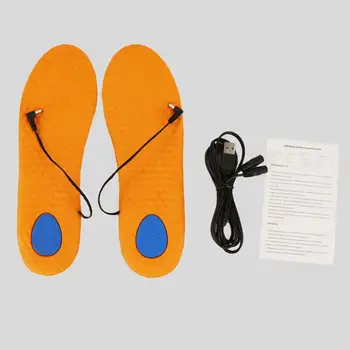 Fűtött talpbetét Lábmelegítő Téli termikus talpbetétek USB újratölthető elektromos fűtőbetét szabadtéri sportokhoz Túrázás Horgászat