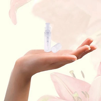 Mini átlátszó 2 ml-es spray műanyag palack spray parfüm üres mintapalack alkalmas utazási partihoz 240Pcs