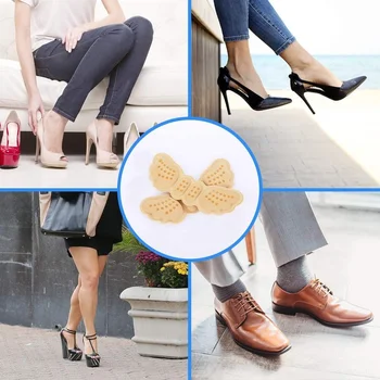 Női talpbetét cipőhöz Magas sarkú cipő Méret beállítása Ragasztó sarokbélés markolatok Védő matrica Fájdalomcsillapító lábápoló betétek