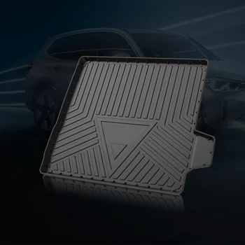 Autó hátsó csomagtartótakaró szőnyeg Skoda Kodiaq 7 üléseshez 2017-2023 TPE vízálló csúszásmentes gumi rakománybélés tartozékok