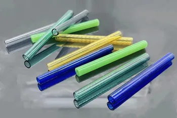 4 hüvelyk hosszú 5 színű üveg boroszilikát fúvócsövek 10 mm OD 2mm vastag fali csövek különböző alkalmazásokhoz