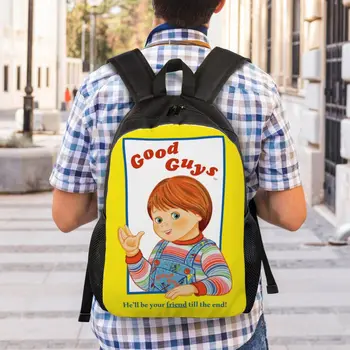Testreszabott gyerekjáték Jó fiúk Chucky hátizsák női férfi divat könyvtáska főiskolai iskolatáskákhoz