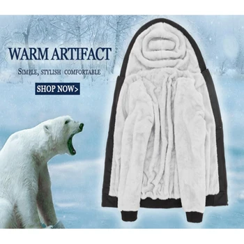 homme őszi téli polár kapucnis pulóverek fekete cipzáras kabát forró akció CBR I meleg kapucnis pulóver férfi shubuzhi kapucnis kabát nagyobb méret