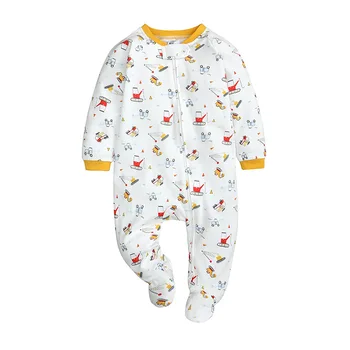 Momlover Baby téli ruhák Baby Romper hosszú ujjú kisgyermek ruhák 100% pamut body, egyszínű