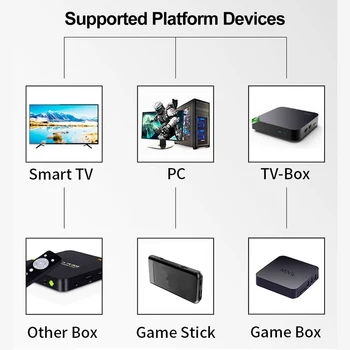 2 db 2,4 GHz-es vezeték nélküli gamepad Nincs késleltetés játékvezérlő USB joystick PC-hez Android TV BOX JÁTÉKDOBOZ Klasszikus külső kialakítás